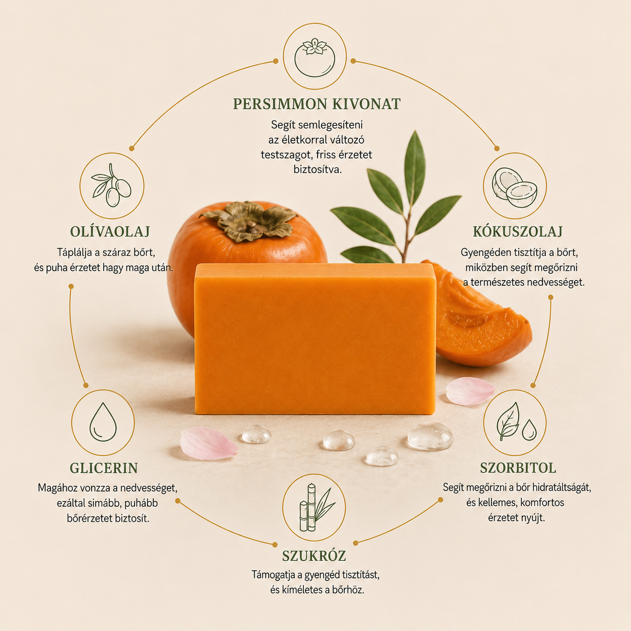 Kaori - Eredeti Persimmon Szappan